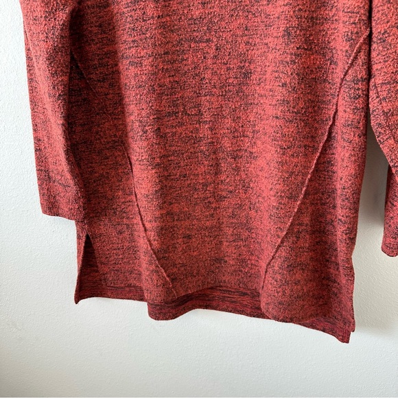 Renee C Burnt/Rustic Orange/Red Cozy 3/4 Sleeve Top Size Medium - Picture 8 of 11